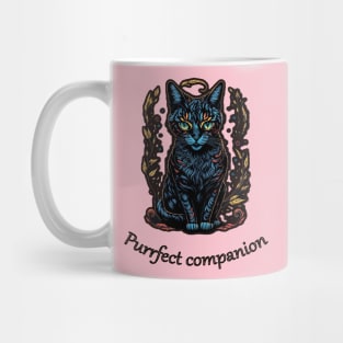 Purrfect companion, cat Mug